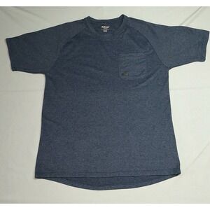 Ariat Heather Blue Rebar Crew Neck Short Sleeve Pocket T-Shirt Size 2XL
